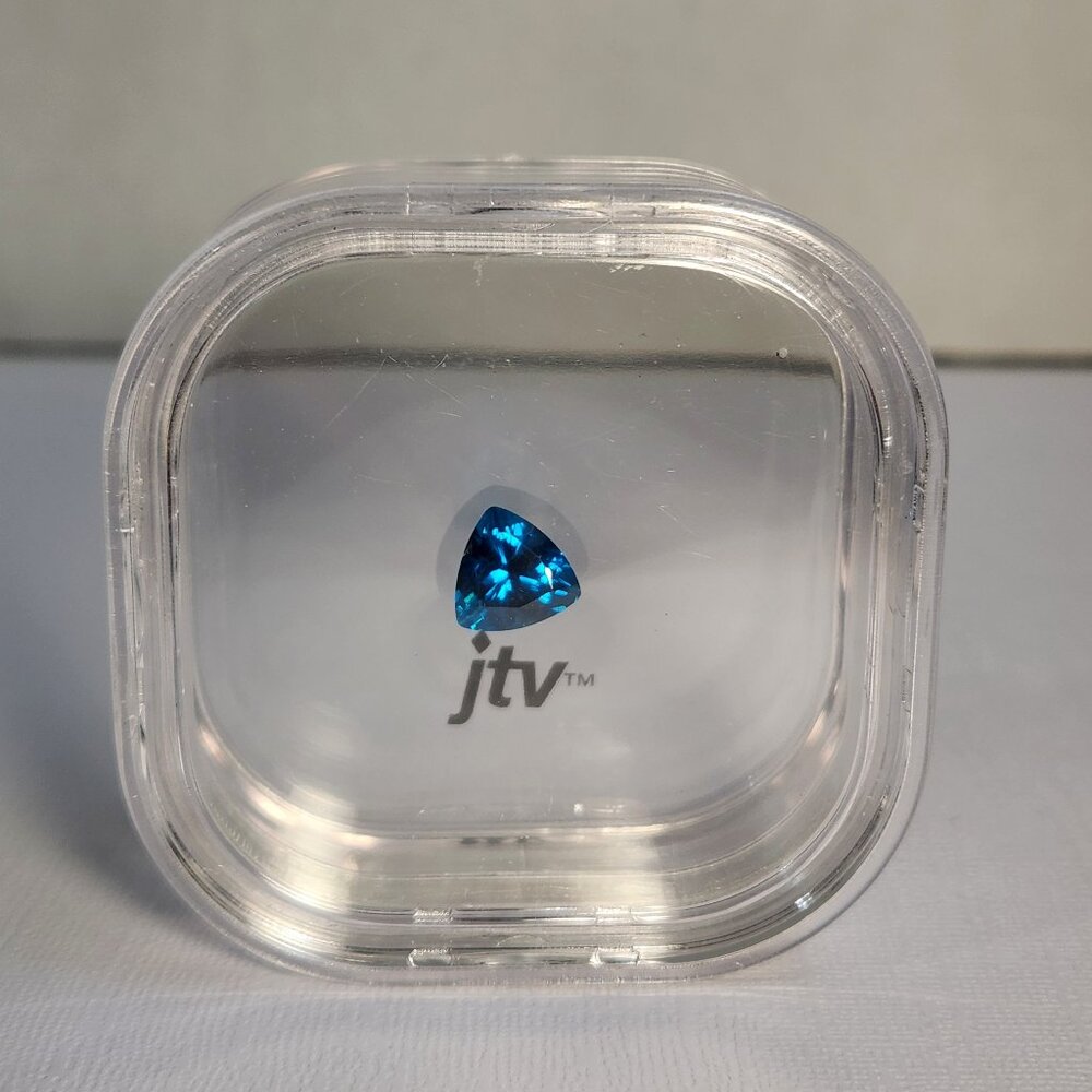 "Cerulean Scully!" 2.50ct Paraiba Blue Tourmaline 10x10mm Trillion - Last One